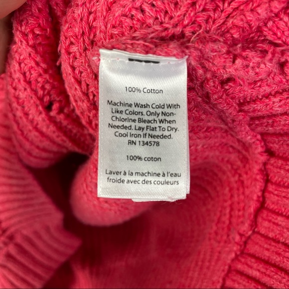 Vineyard Vines Coral Sweater Size Medium - Picture 5 of 8